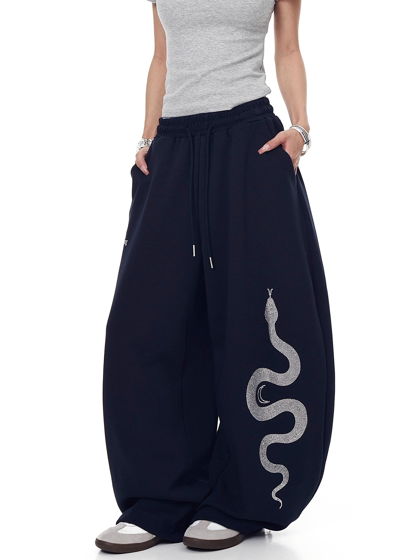 Snake Sweat Pants (2color)