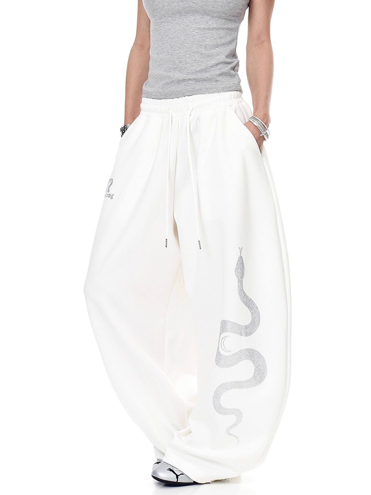 Snake Sweat Pants (2color)