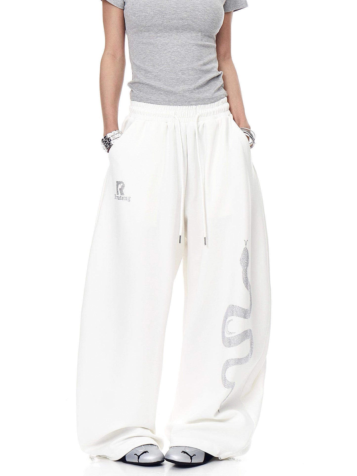 Snake Sweat Pants (2color)