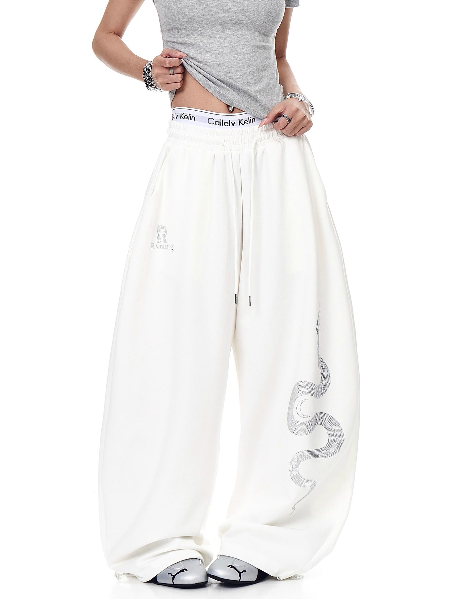 Snake Sweat Pants (2color)