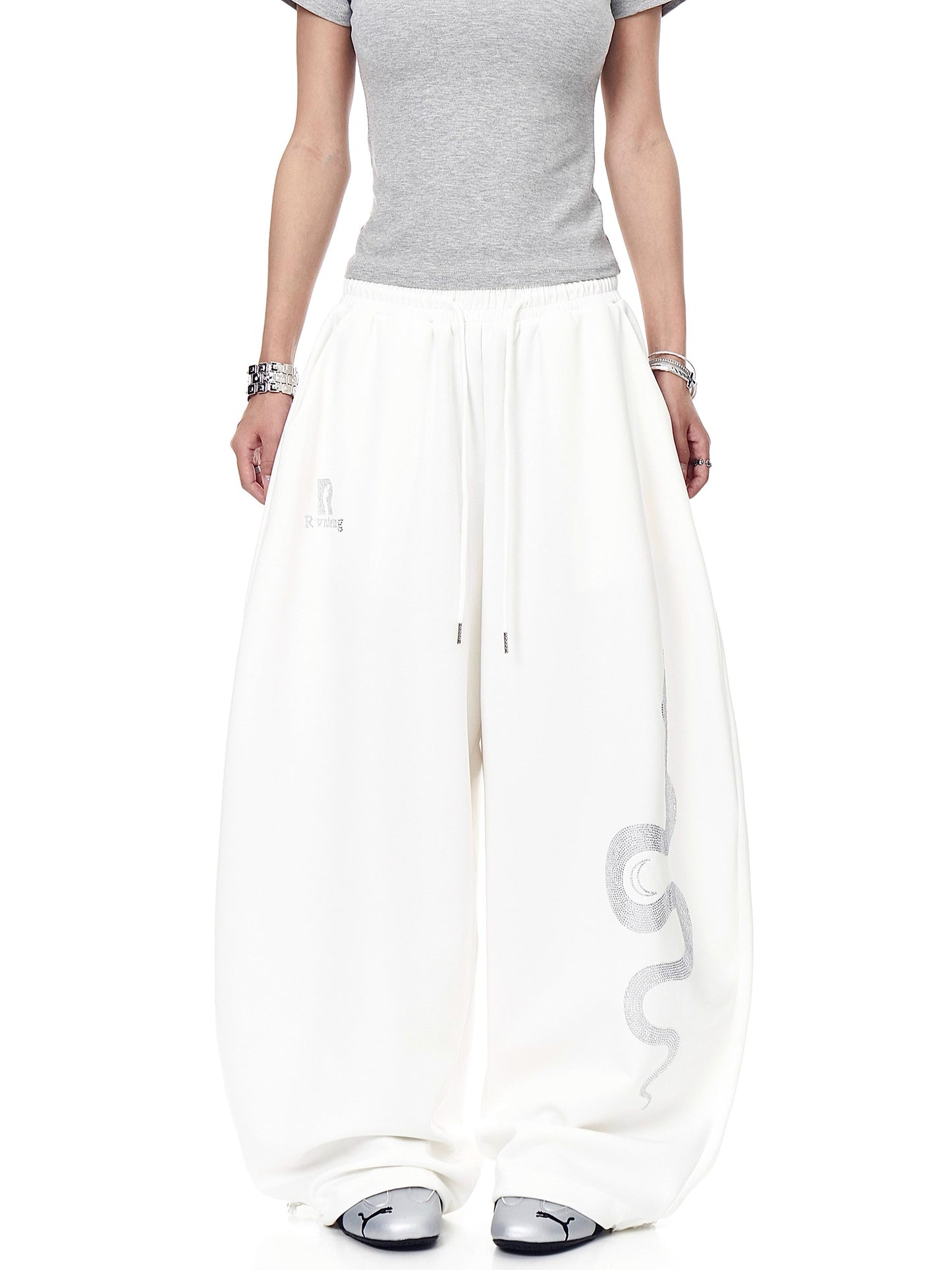 Snake Sweat Pants (2color)