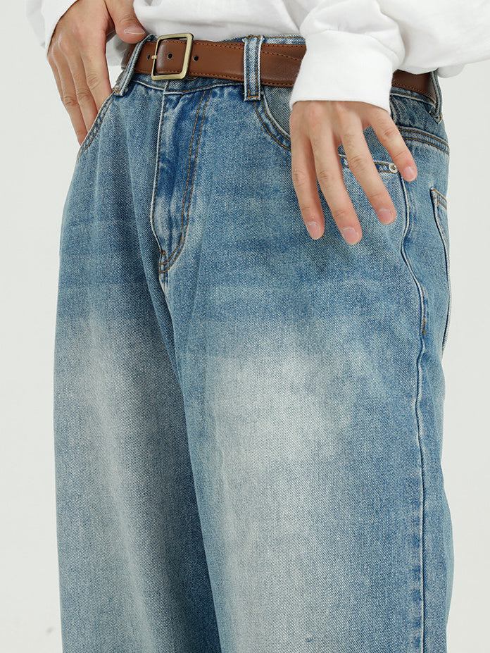 Vintage Light Blue Baggy Denim