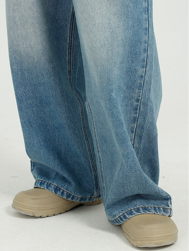 Vintage Light Blue Baggy Denim