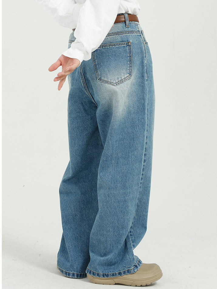 Vintage Light Blue Baggy Denim