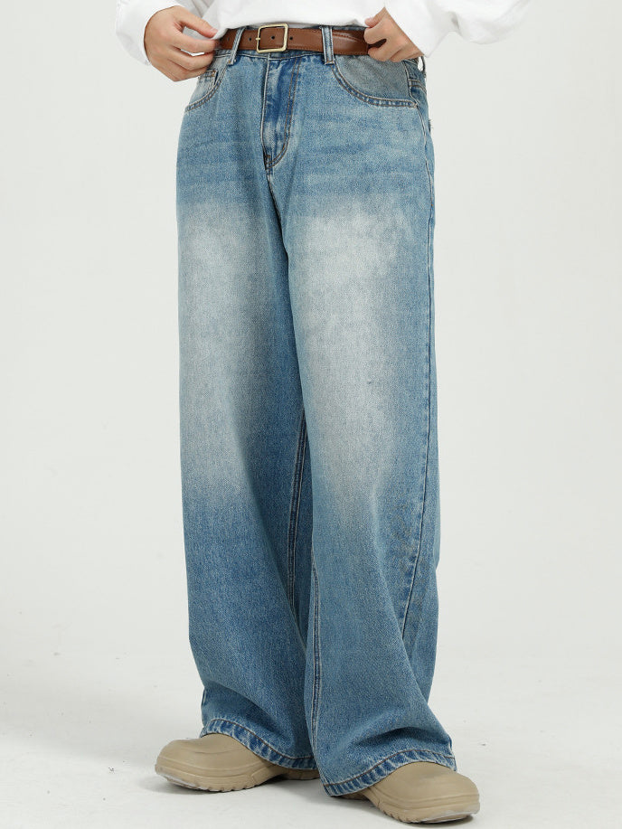 Vintage Light Blue Baggy Denim