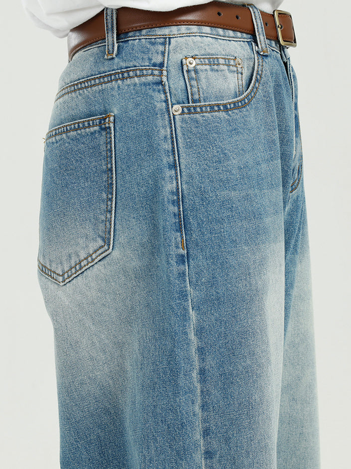 Vintage Light Blue Baggy Denim