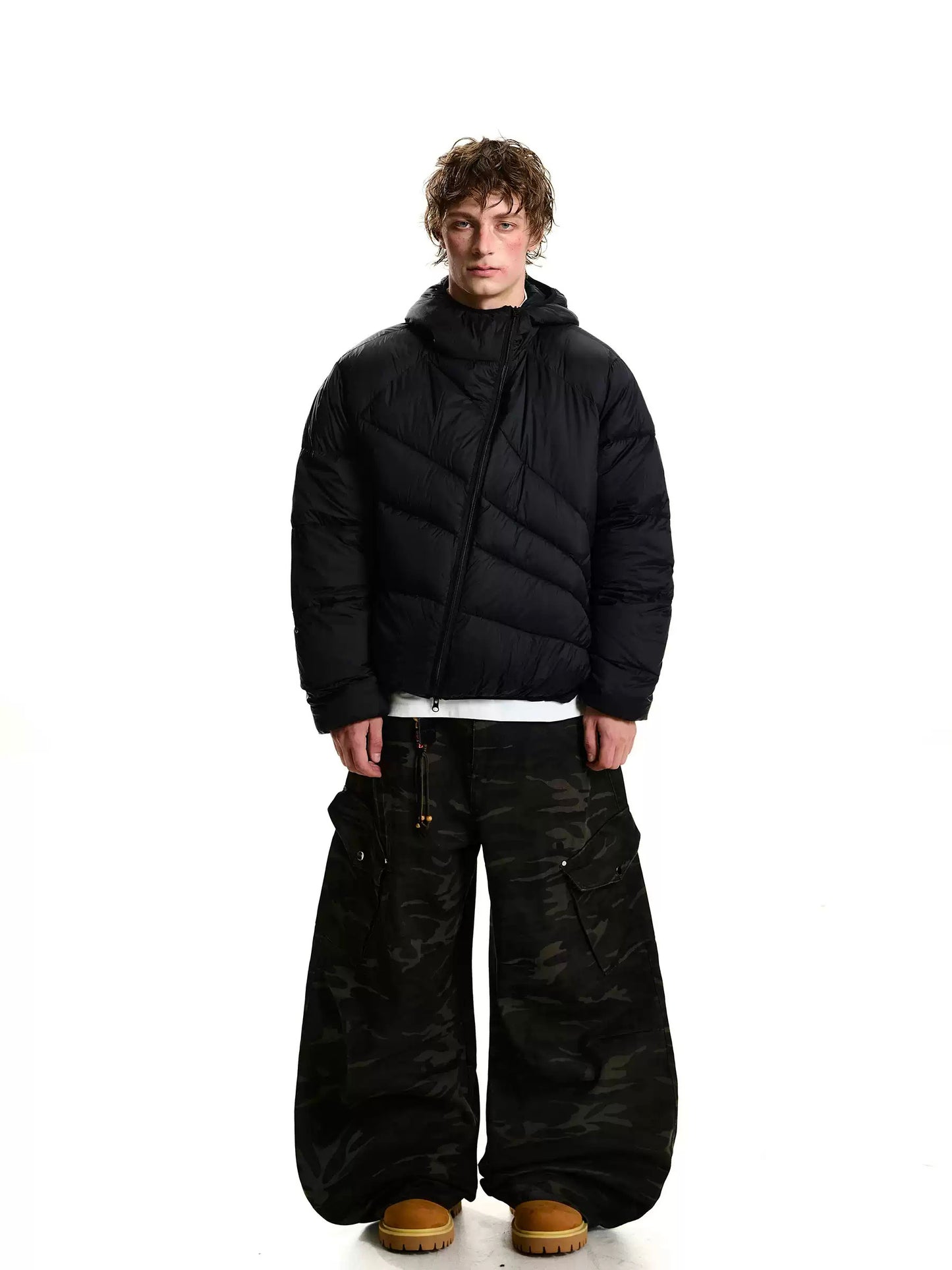 Asymmetric Down Jacket