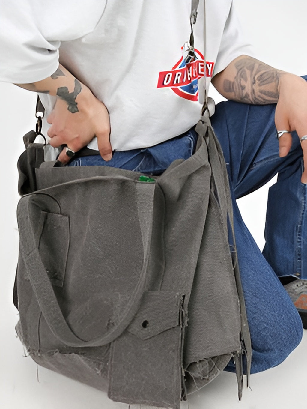 2WAY DAMAGE MILITARY BAG (3COLOR)