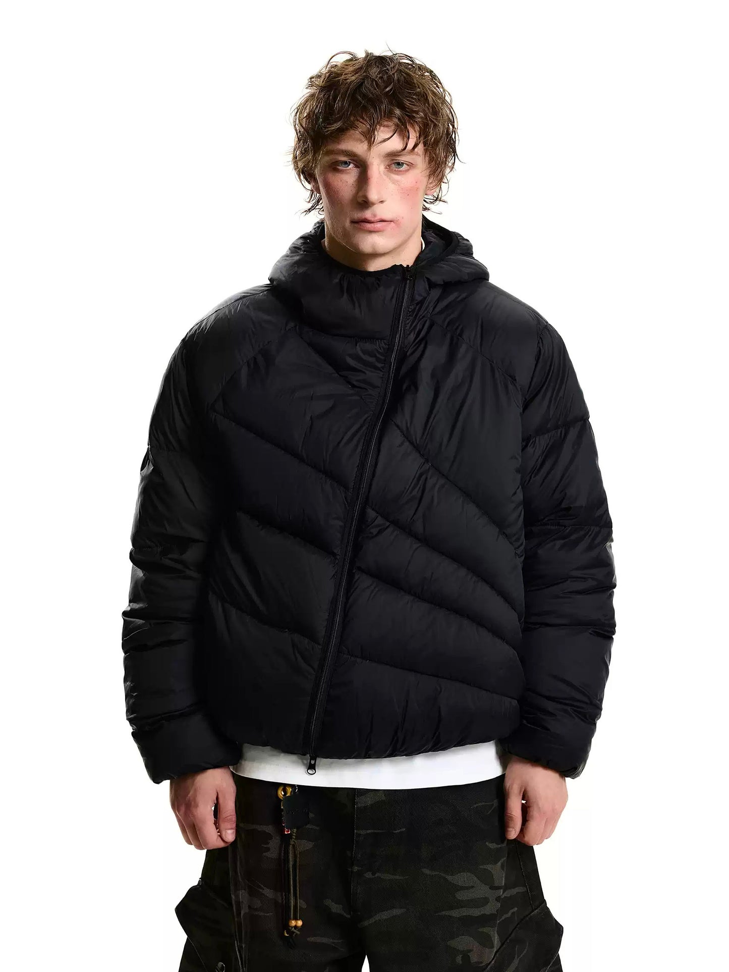 Asymmetric Down Jacket