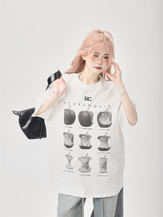 Biting Apple T-shirt (2color)