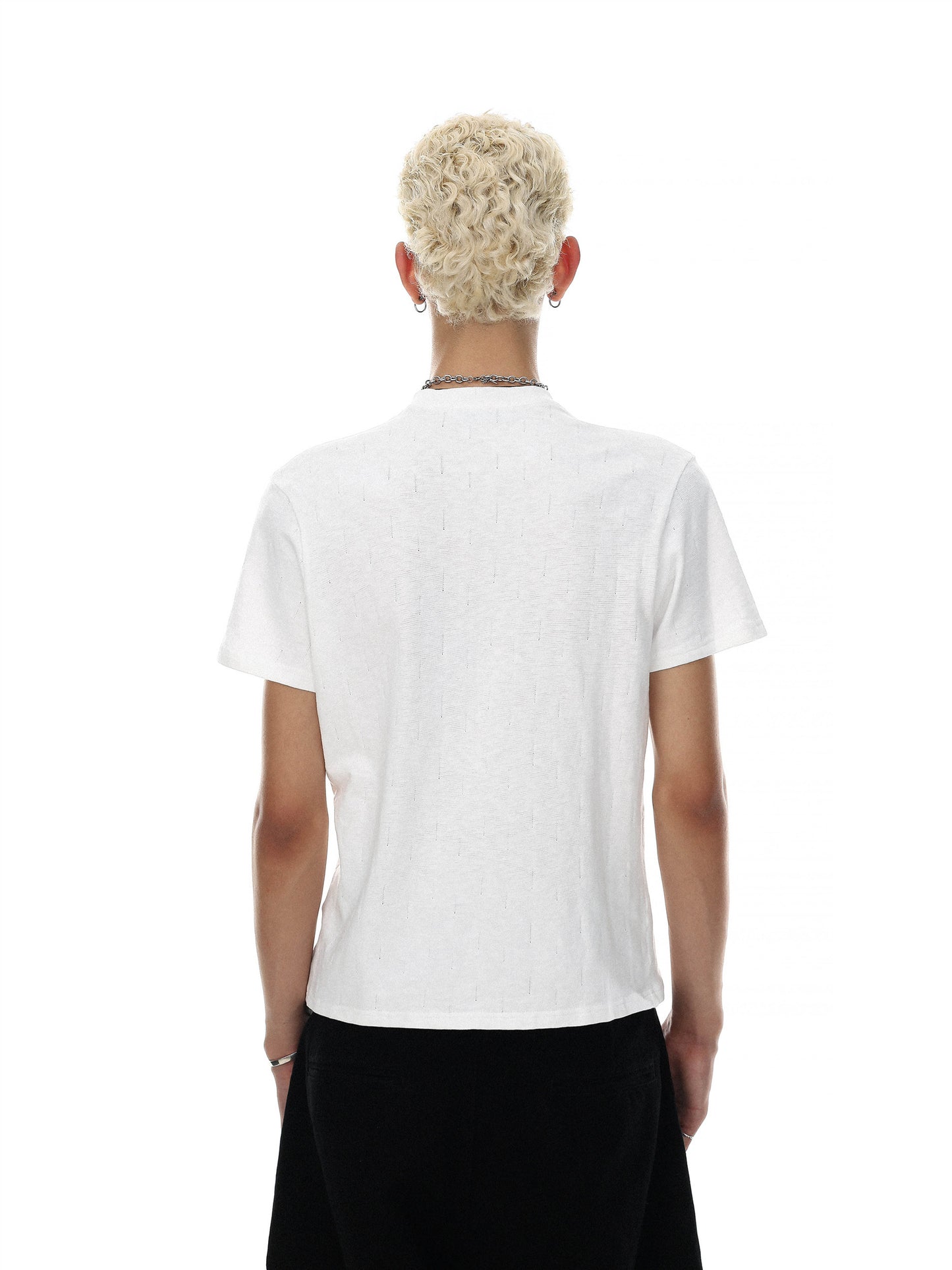 Asymmetric Typography Casual Tee