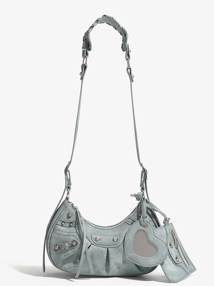 Moon Leather Bag (5color)