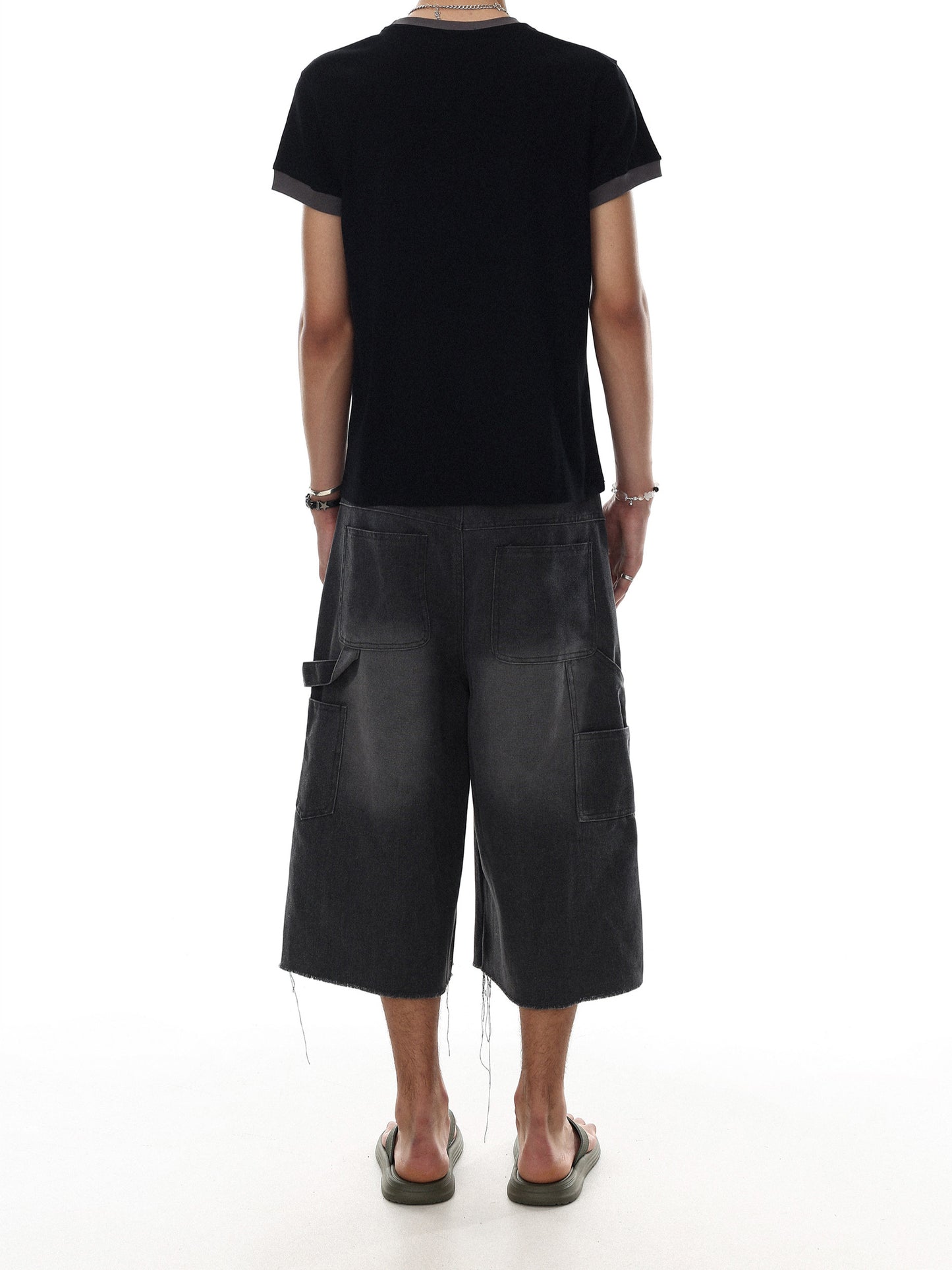 Street Vintage Wide Cropped Denim
