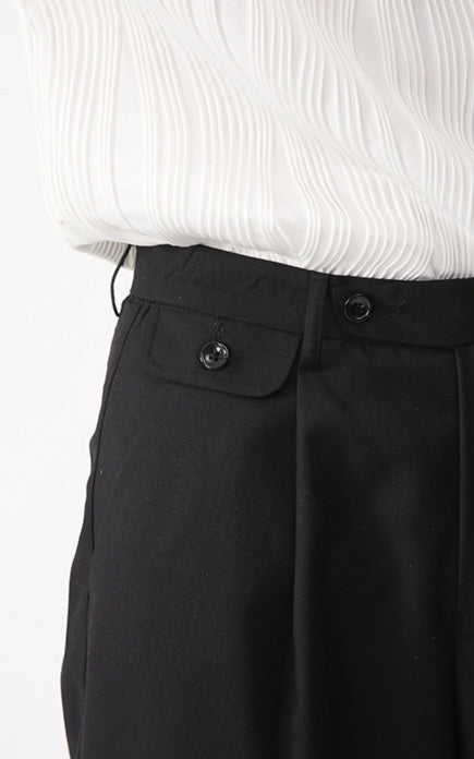 Single Tack Wide Slacks (2color)