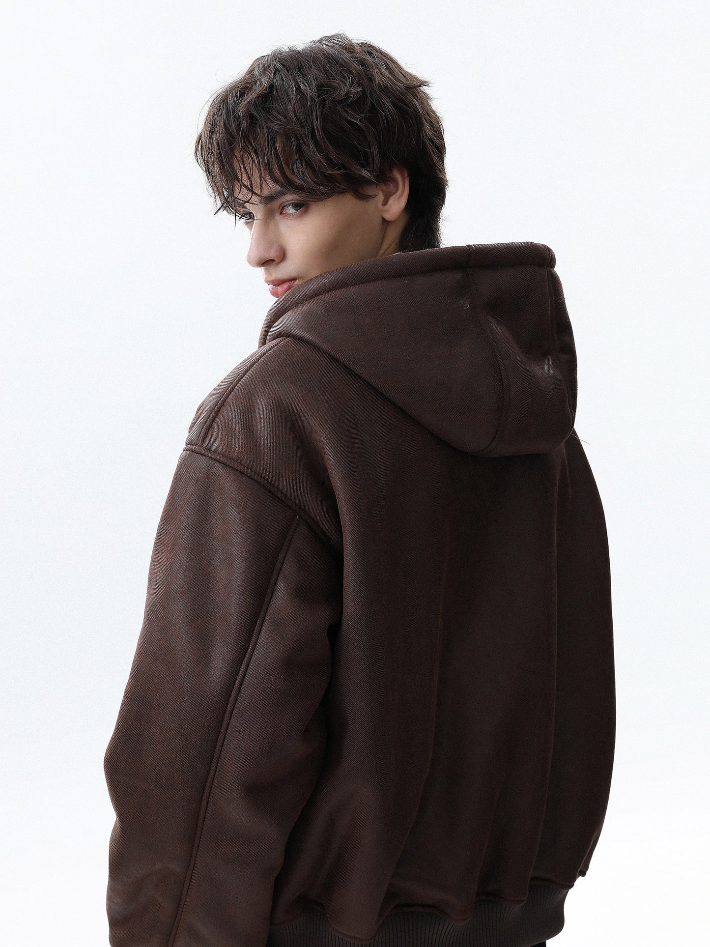 Retro College Patch Hoodie (2color)