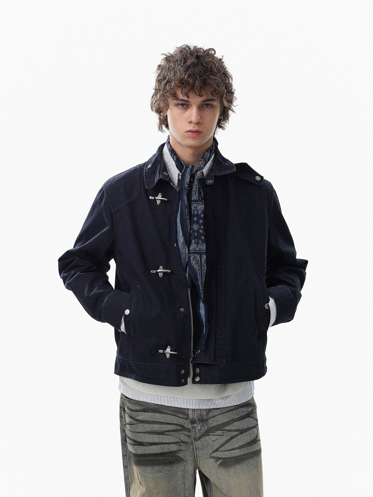 Fireman Denim Jacket (2color)