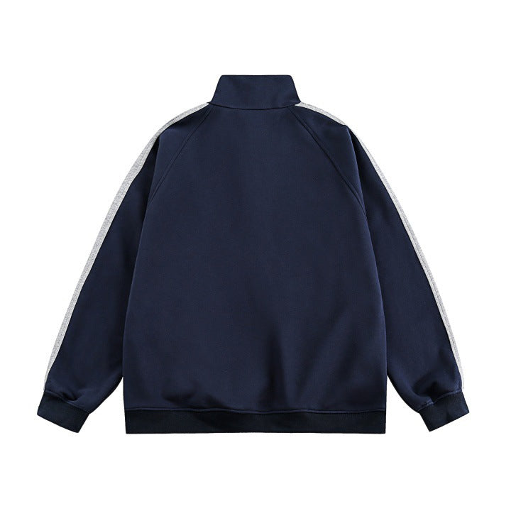 HALF BUTTON SWEAT (2COLOR）