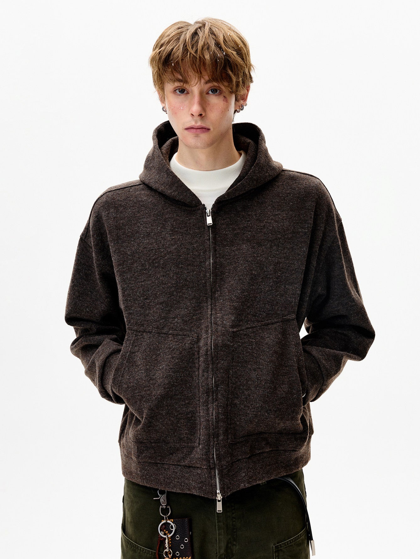 Wool Short Hoodie (3color)
