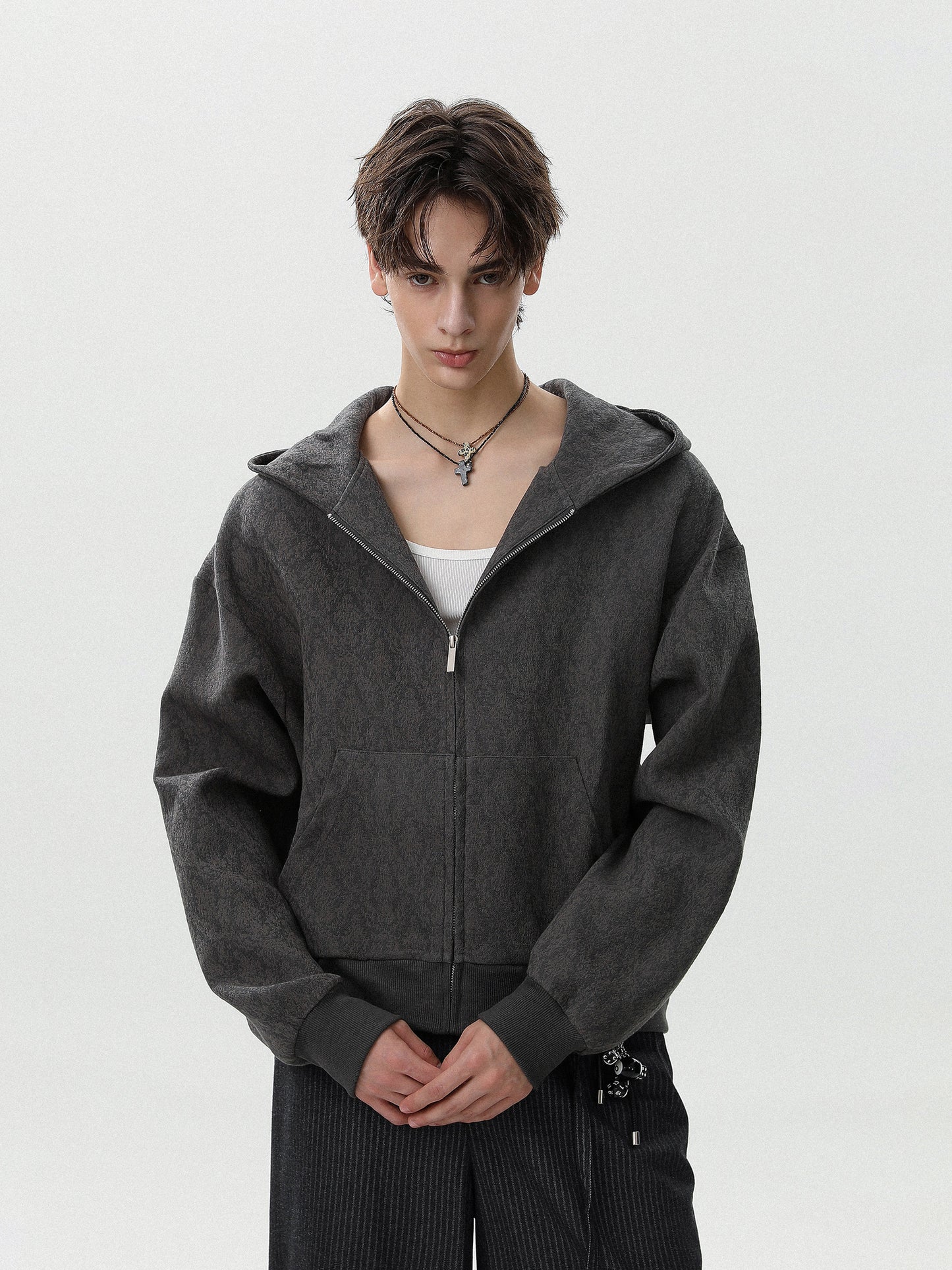 Damask Jacquard Hoodie