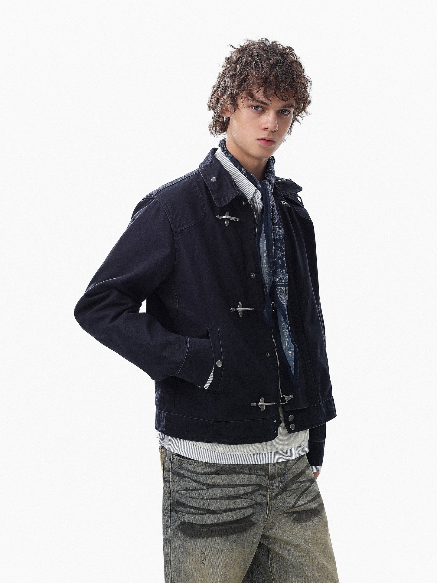 Fireman Denim Jacket (2color)