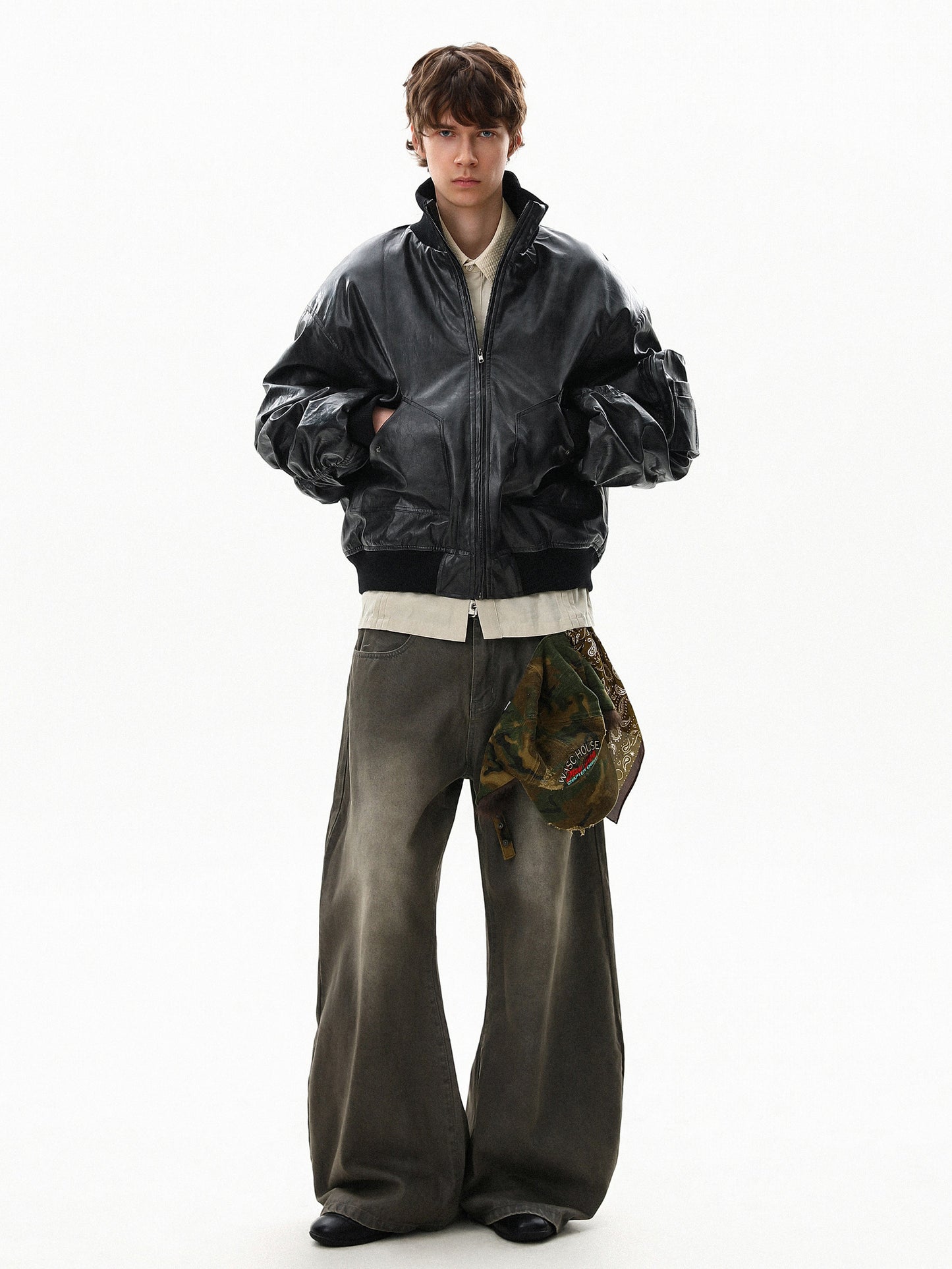 Tactical Flight Leather Blouson