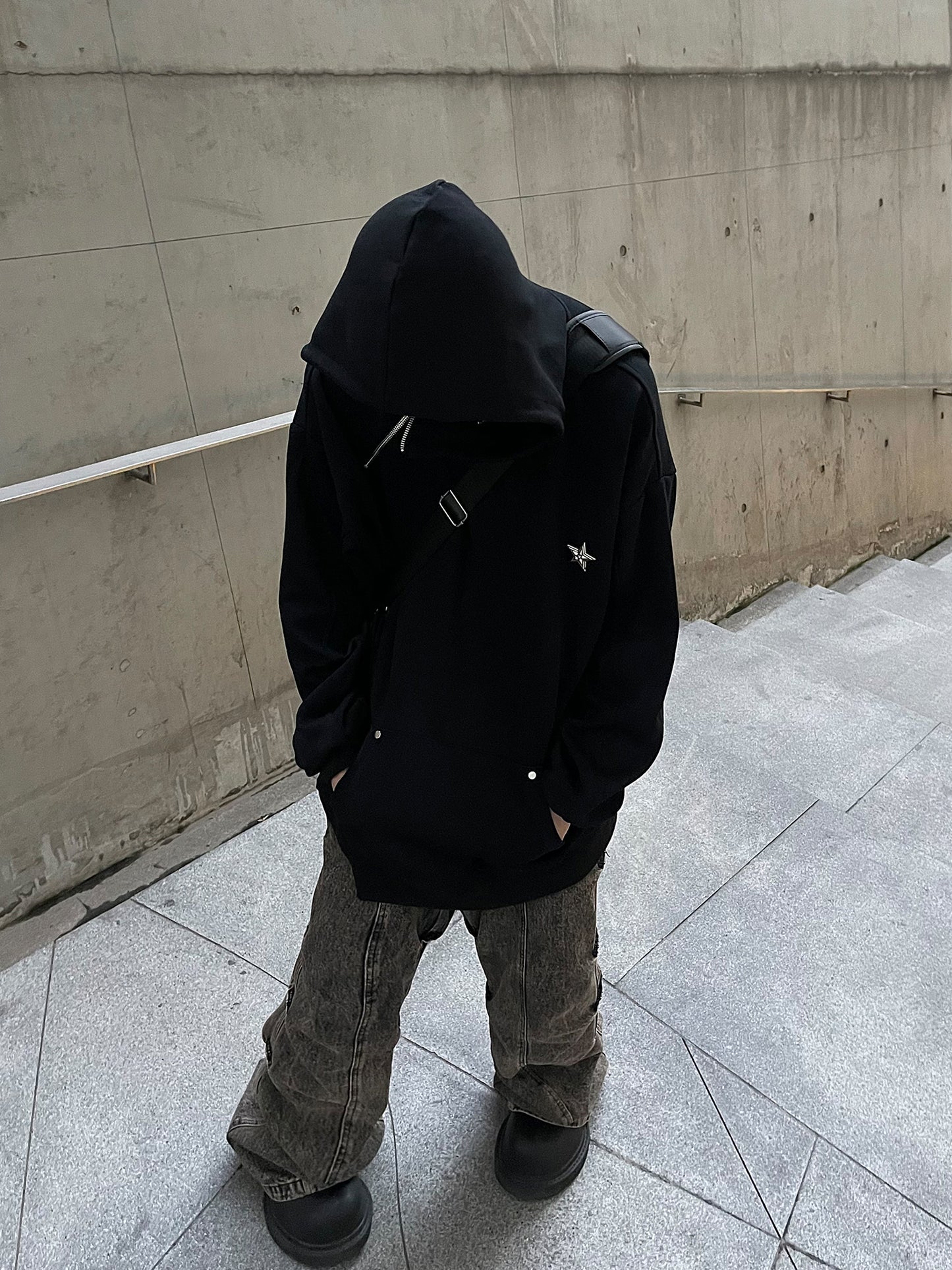 Sweat Fabric Mountain Parka (2color)