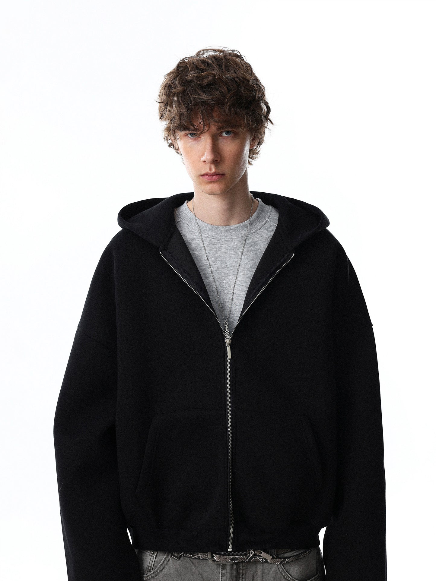 Essential Short Hoodie (2color)
