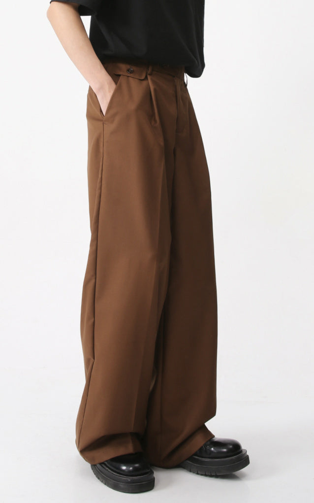 Single Tack Wide Slacks (2color)