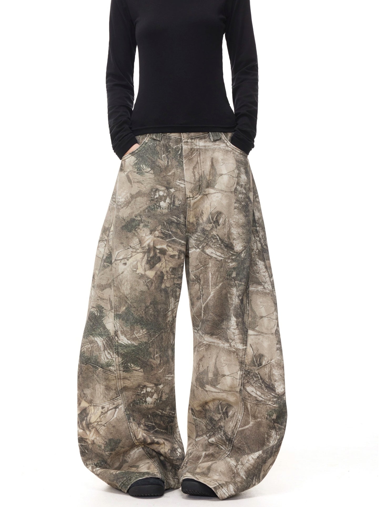 Baggy Realtree Pink Stitch Denim