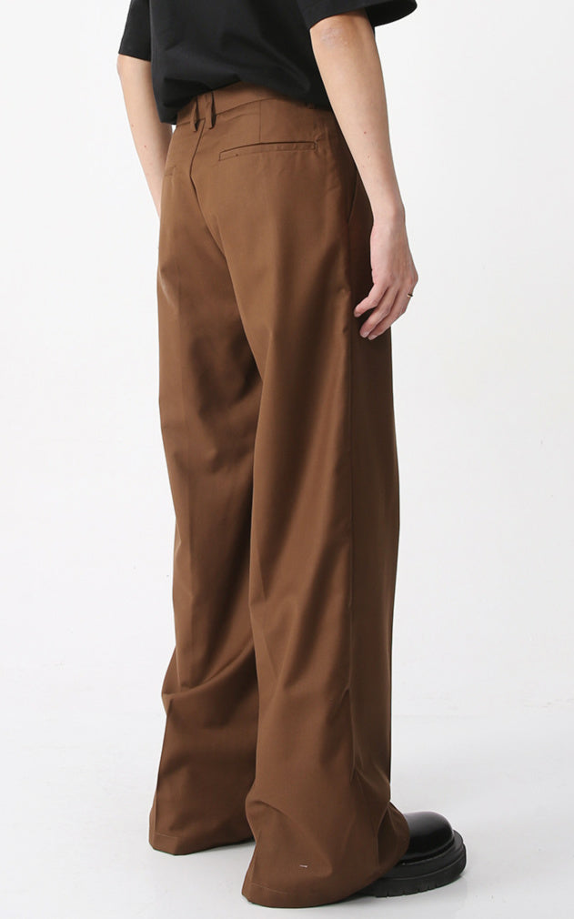 Single Tack Wide Slacks (2color)