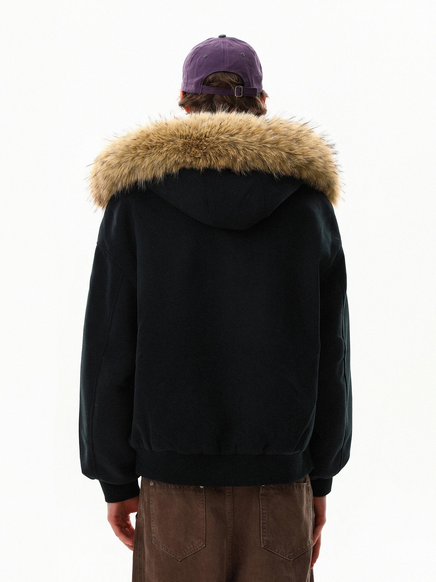 Fur Padded Hoodie (2color)