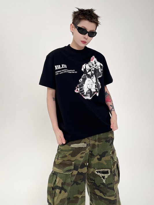 Old Portrait T-shirt (2color)