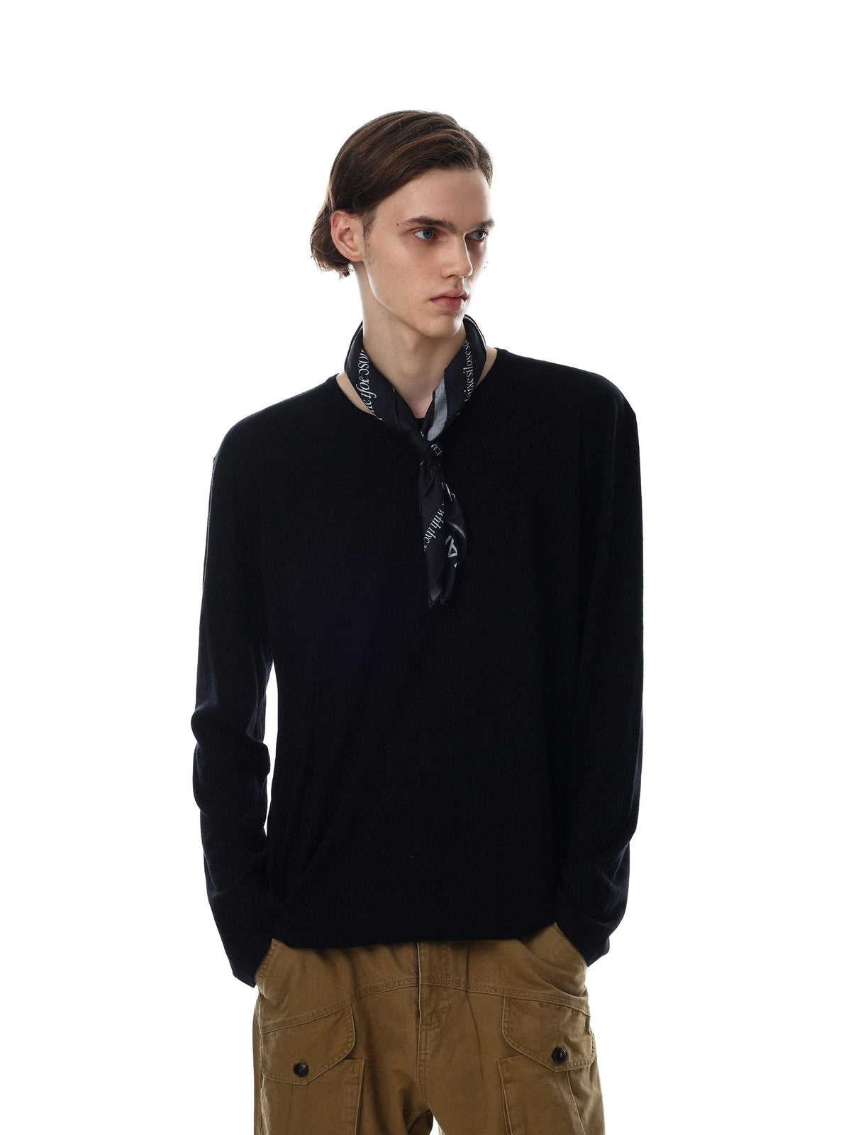 Classic Mock-Rib Oversized Long-Tee(3colors)