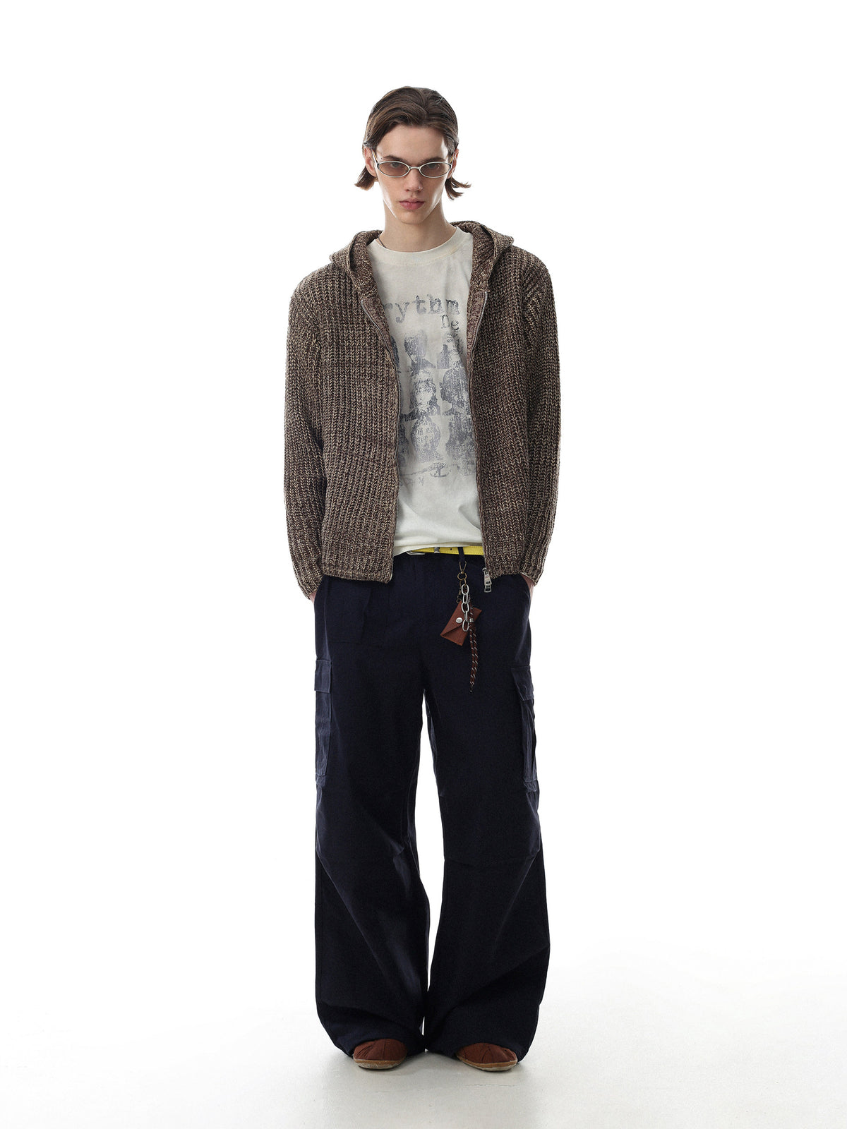 Waffle Texture Oversized Knit Jacket (2colors)