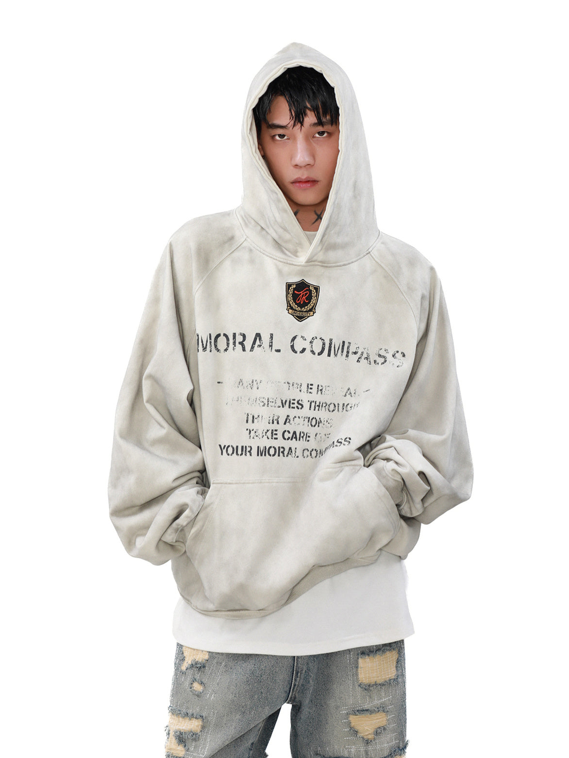 Heavy Pigment Short Hoodie (2color)