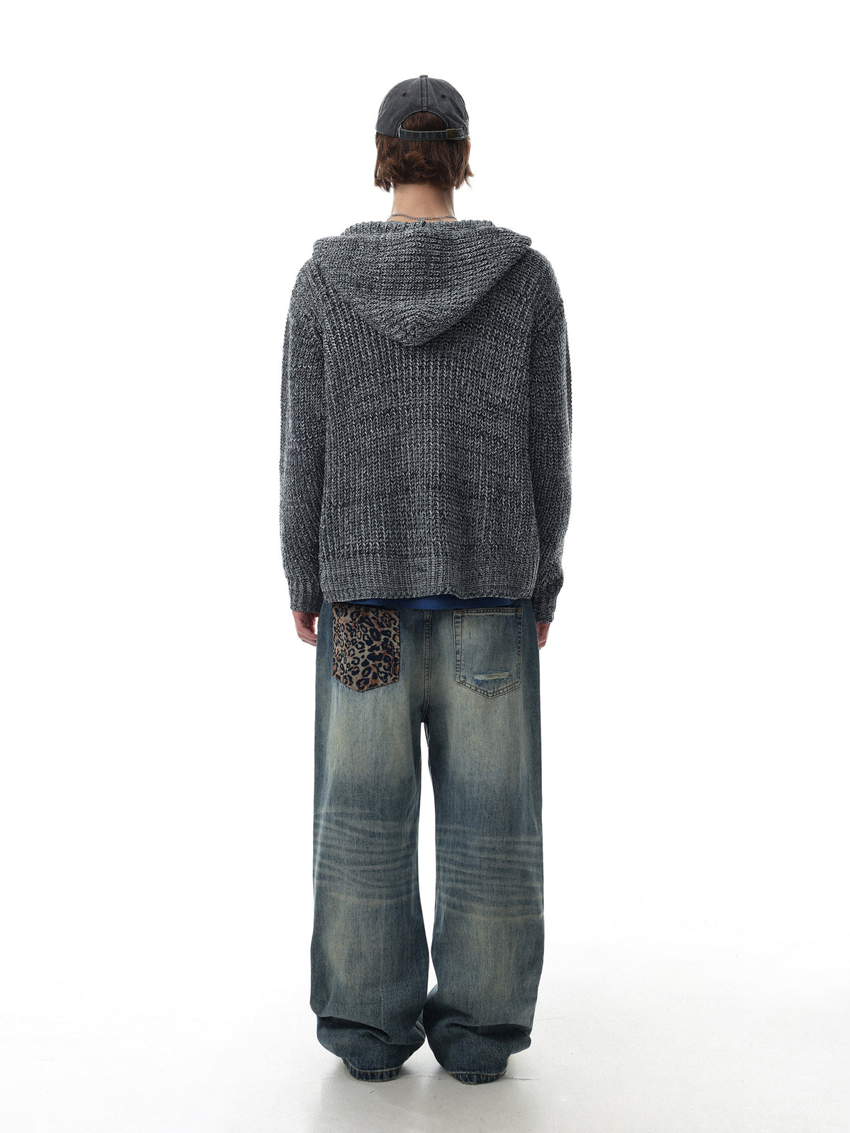 Waffle Texture Oversized Knit Jacket (2colors)