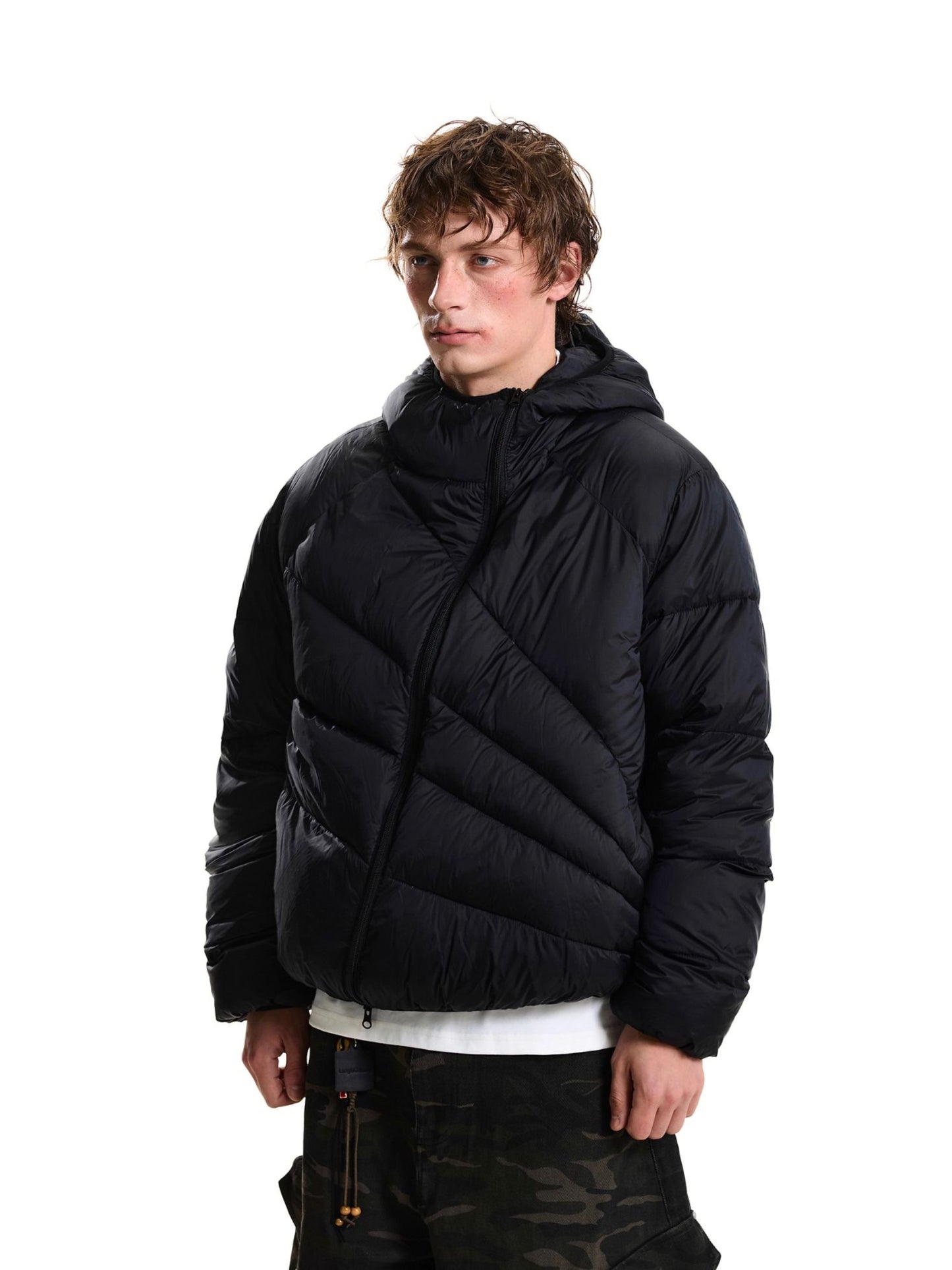 Asymmetric Down Jacket
