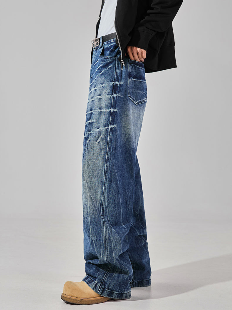 Crack Thunder Washed Denim (2color)