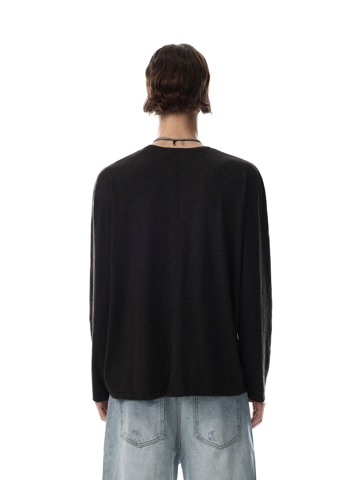 Classic Mock-Rib Oversized Long-Tee(3colors)