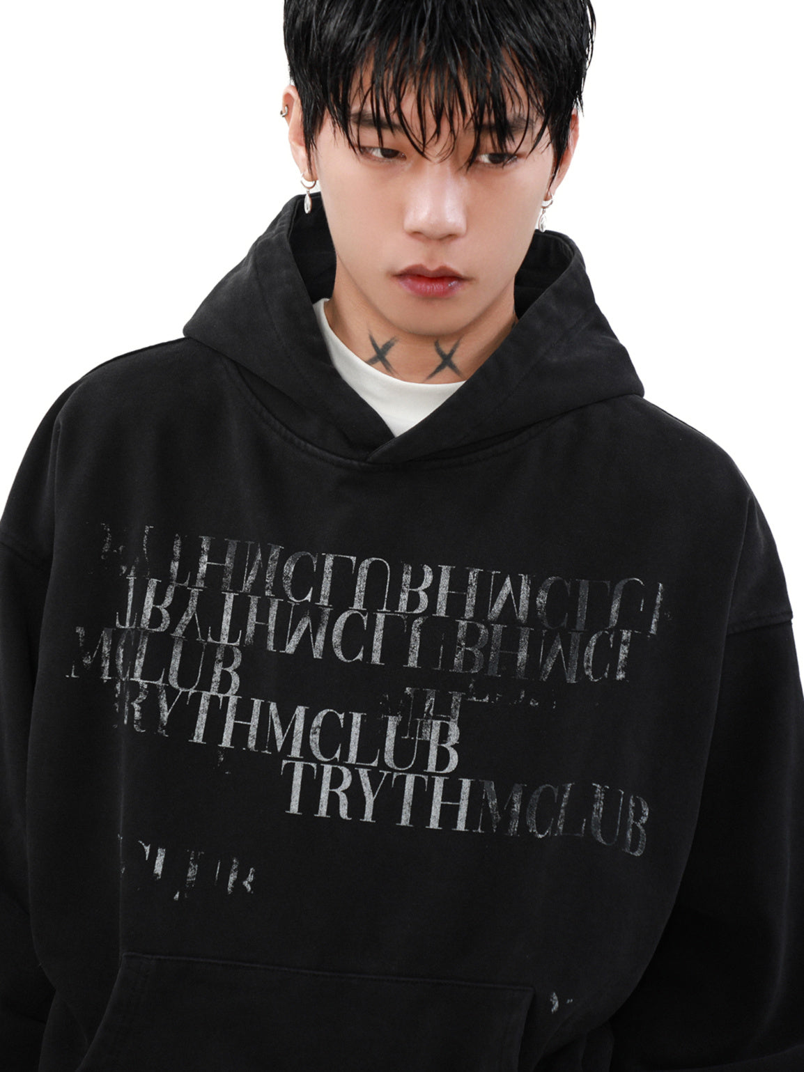 Sentence Short Hoodie (2color)