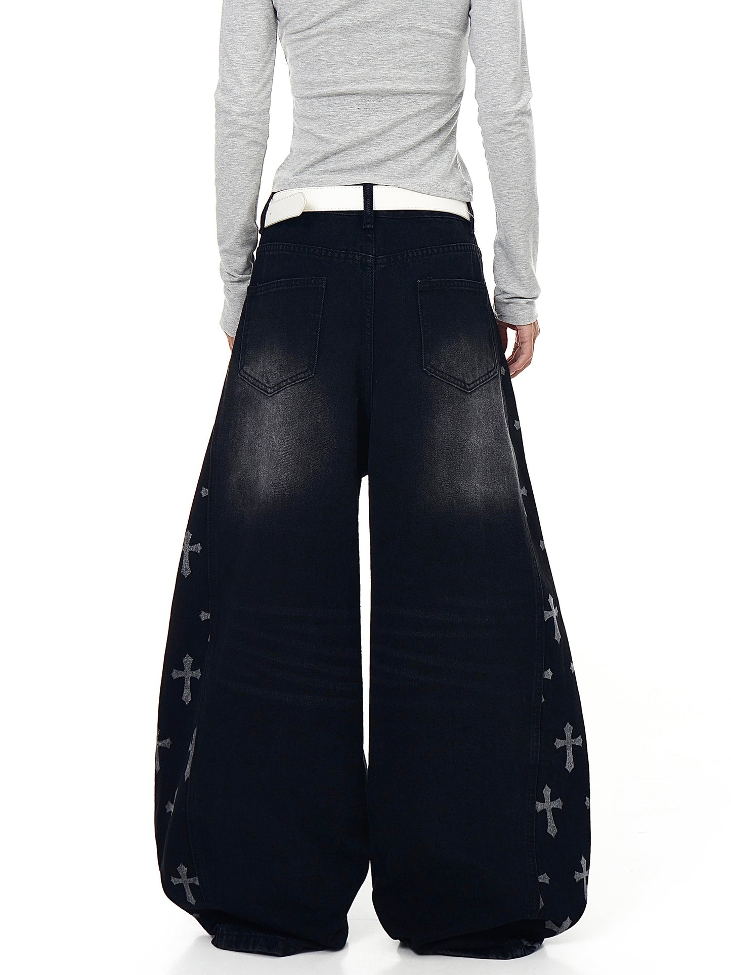 Cross Baggy Denim (2color)
