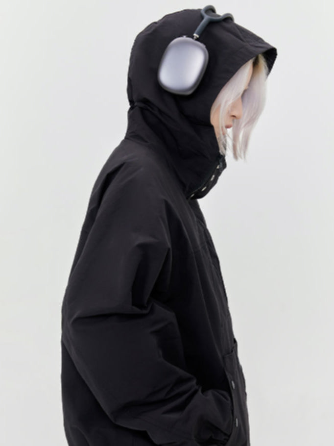 Oversized Functional Hooded Jacket (2color)