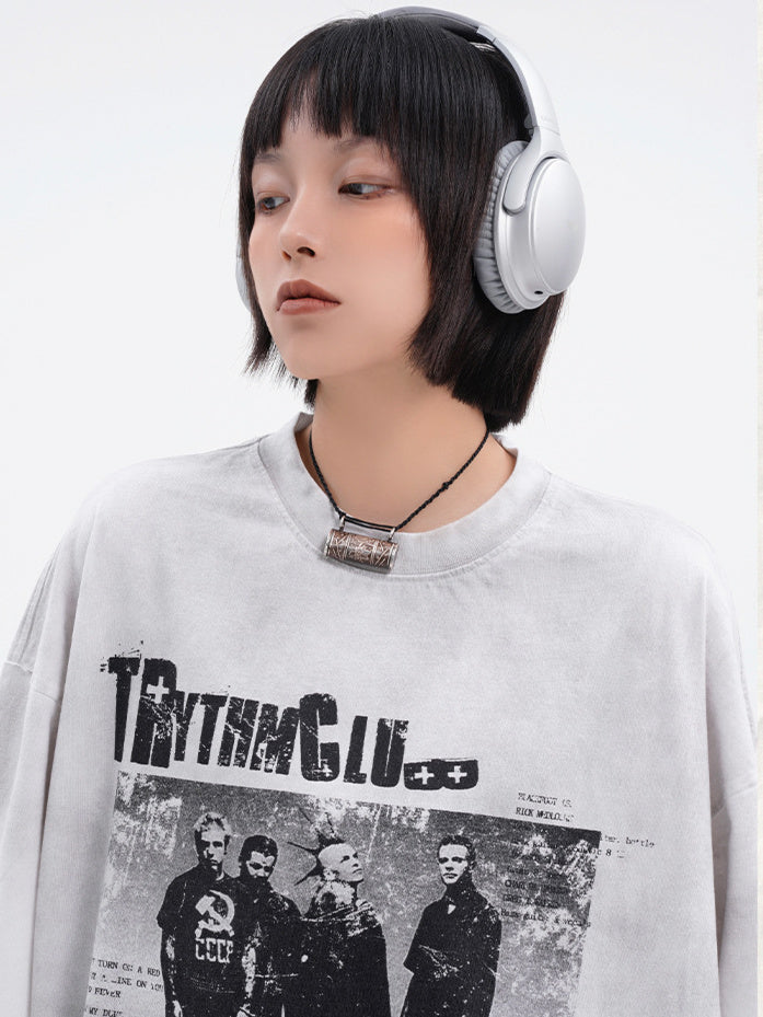 Trythmclub Printing T-shirt (2color)