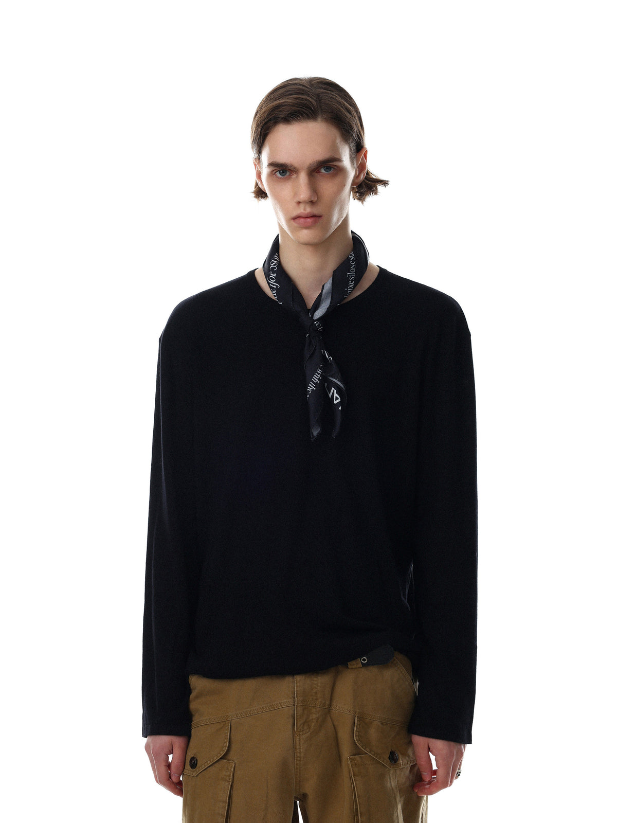 Classic Mock-Rib Oversized Long-Tee(3colors)
