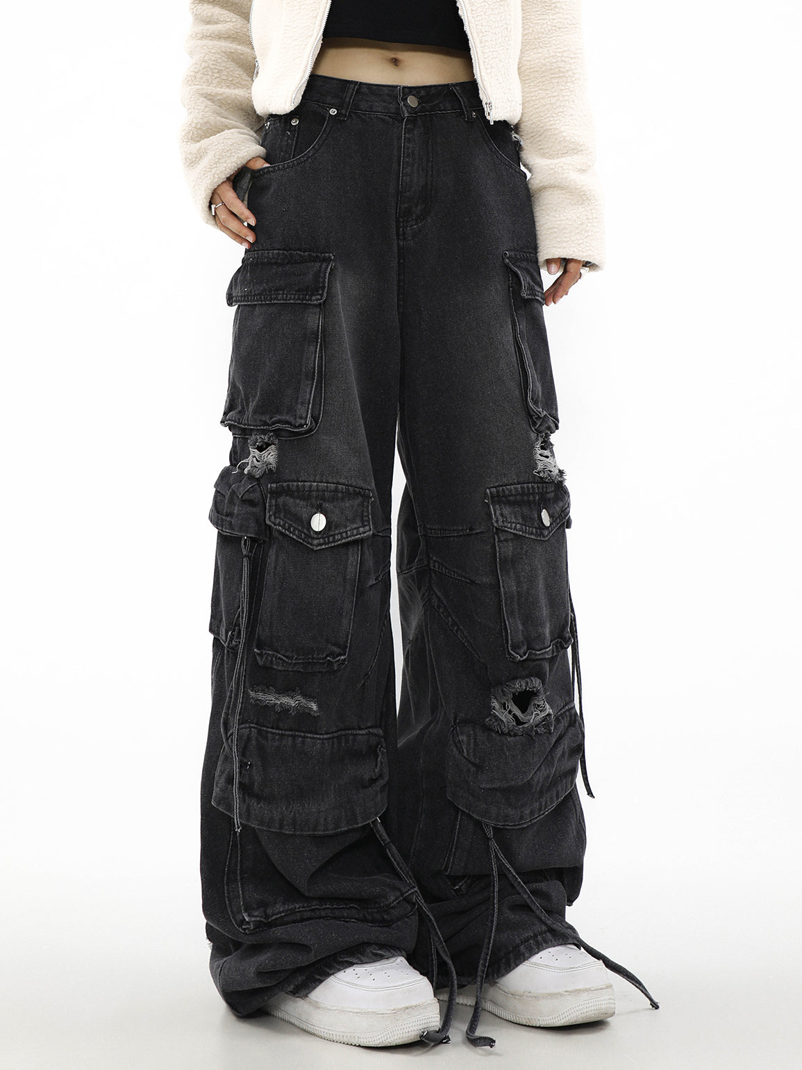 Heavy Weight Denim Cargopants (2color)