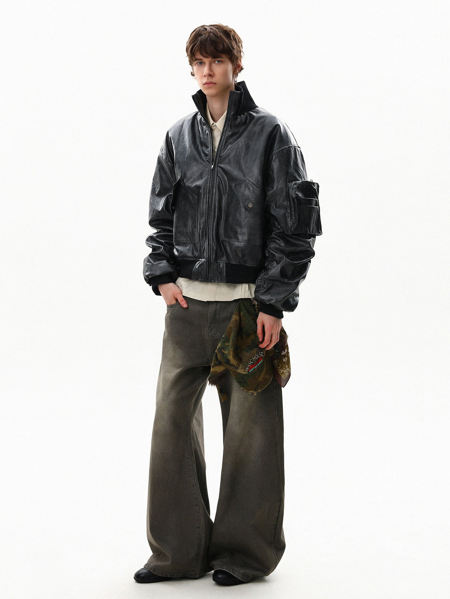 Tactical Flight Leather Blouson