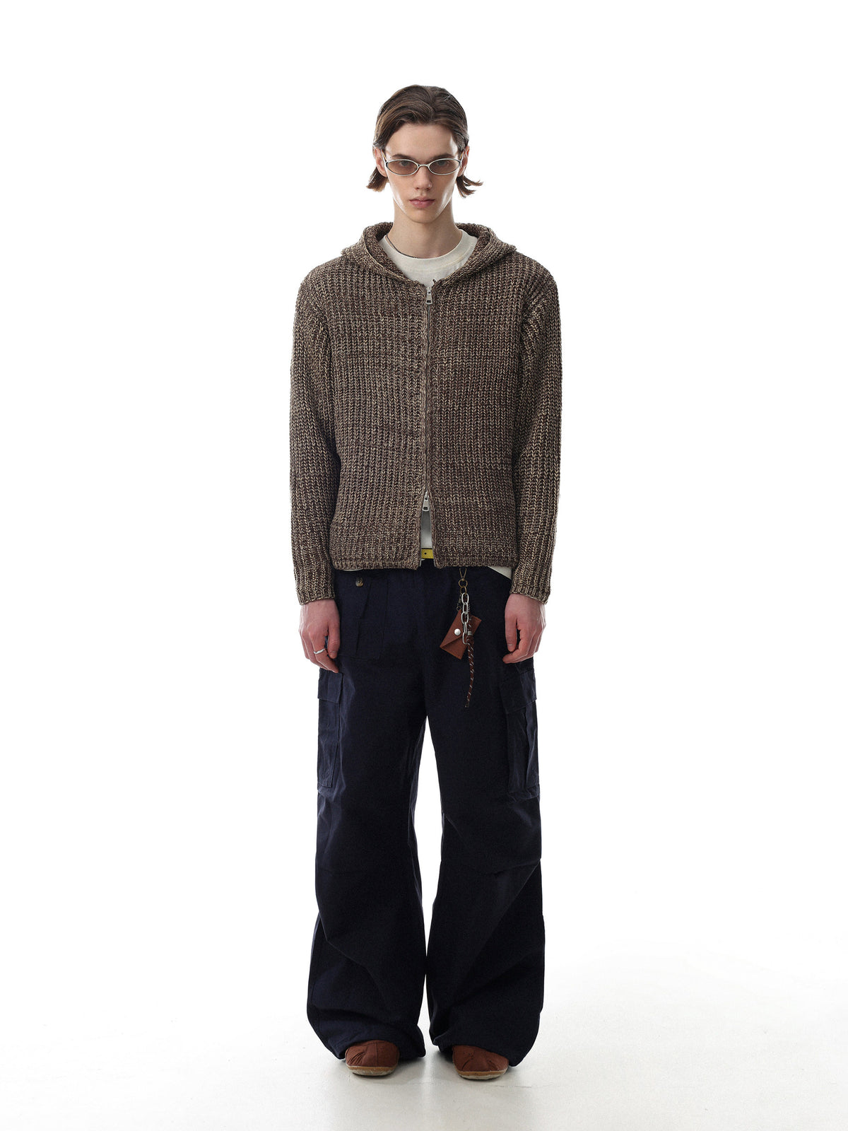 Waffle Texture Oversized Knit Jacket (2colors)