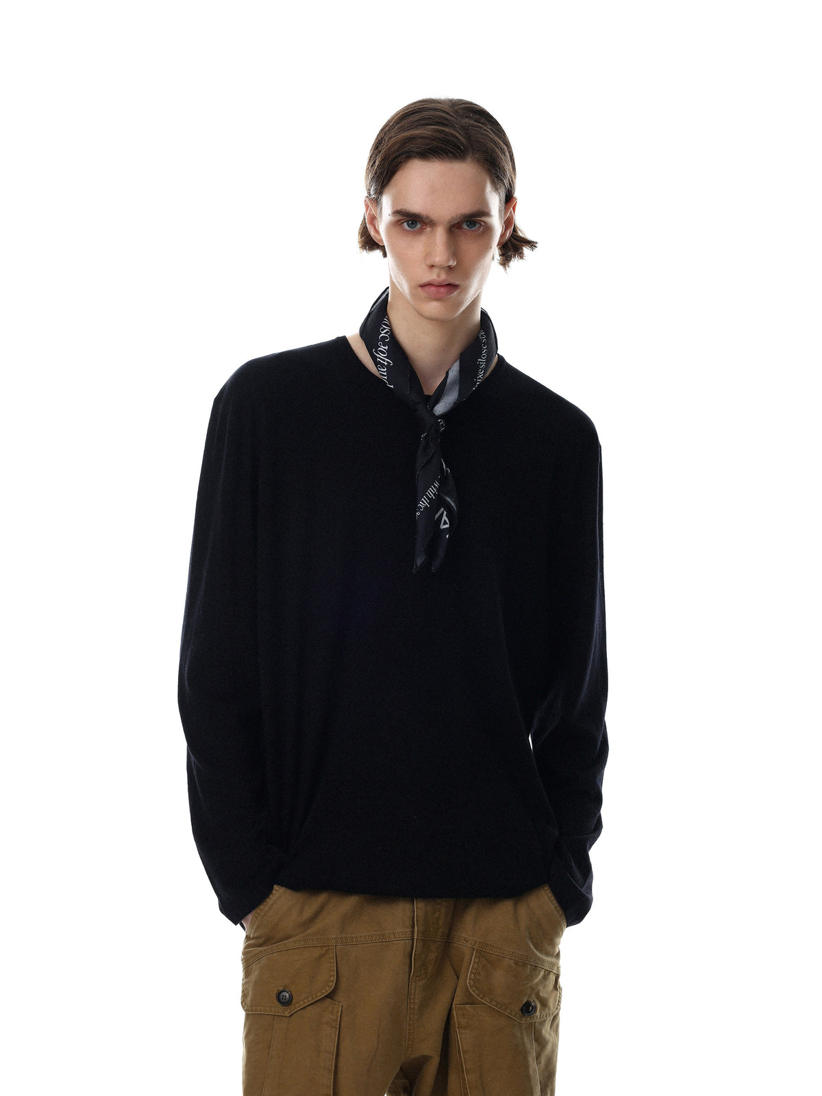Classic Mock-Rib Oversized Long-Tee(3colors)