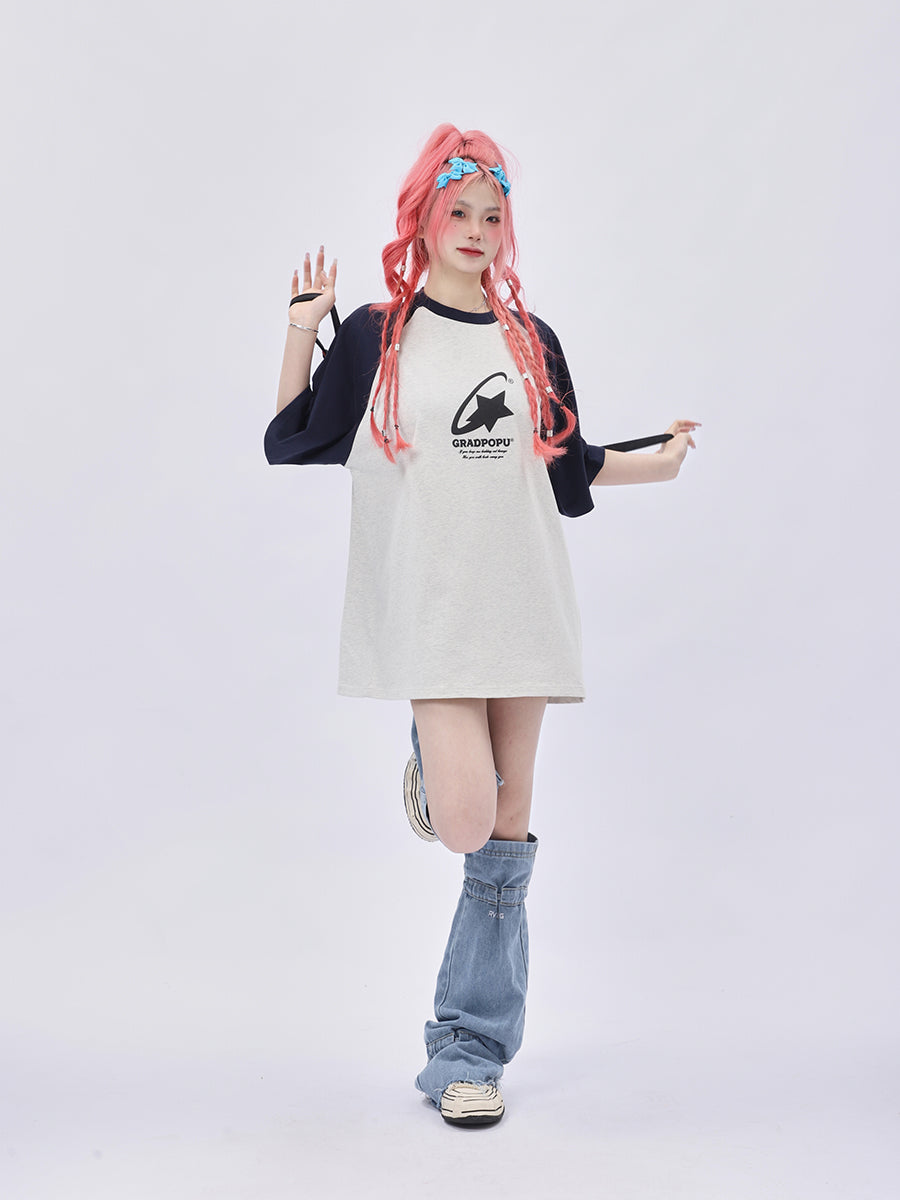 Raglan Shooting Star T-shirt (2color)
