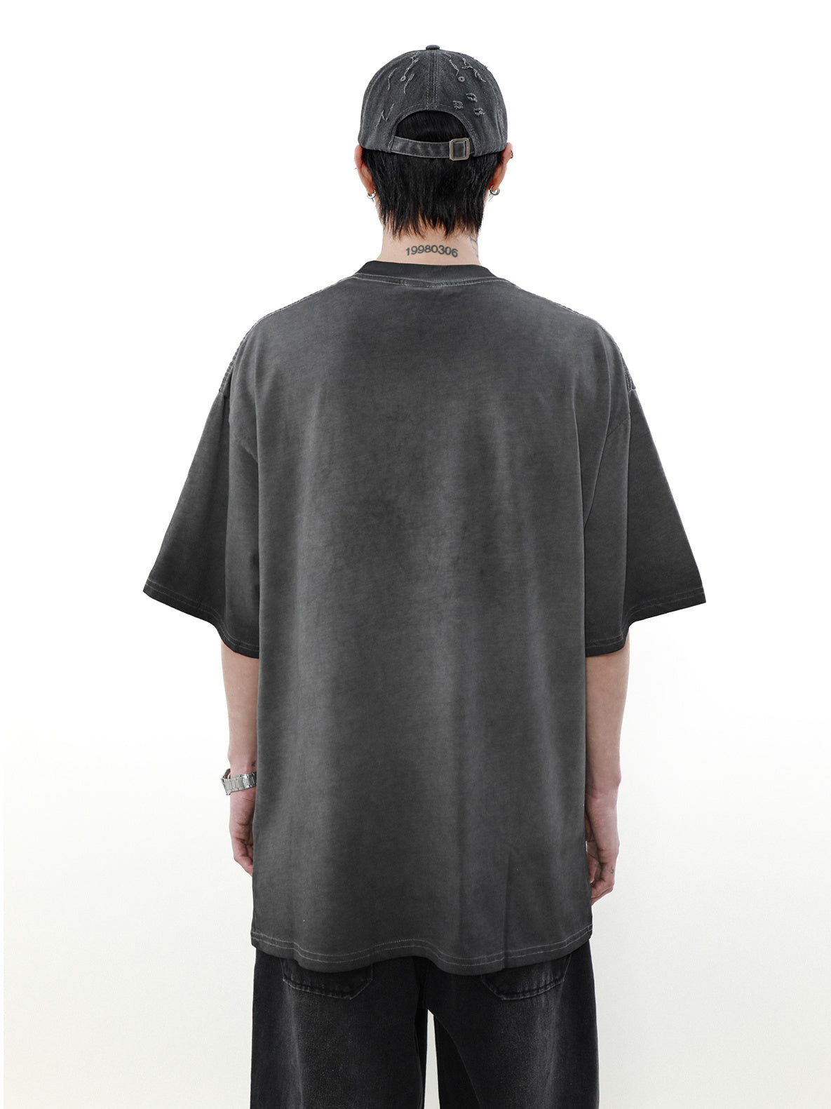 Washed Otter T-shirt (2color)